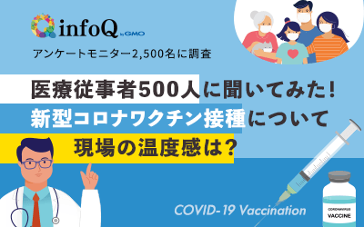【調査結果】医療従事者500人に聞いてみた！ 新型コロナワクチン接種について 現場の温度感は？