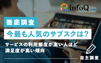 【調査結果】今最も人気のサブスクは？サービスの利用頻度が高い人ほど満足度が高い傾向