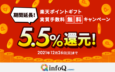 【12月延長決定】楽天ポイントギフト実質手数料無料キャンペーン！