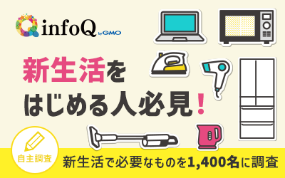 【調査結果】新生活をはじめる人必見！新生活で必要なものを1,400名に調査