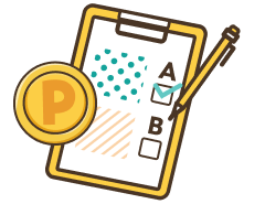 ステップ2:アンケート回答・ポイント獲得